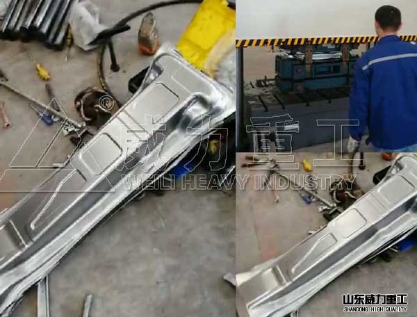 一次沖壓拉伸成型的汽車(chē)內(nèi)置水箱蓋板